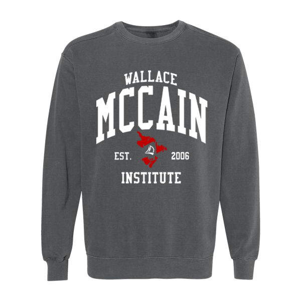 Printed Pigment Dyed Heavyweight Crewneck Sweater Thumbnail